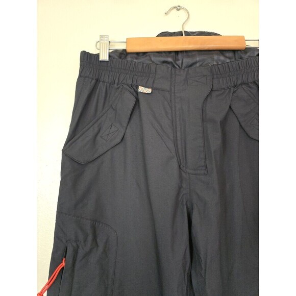 BURBERRY Black Snow Pants Size Large Skiing Ski Snowboarding Designer Men Womens - Picture 3 of 16